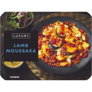 iceland luxury lamb moussaka £2.69